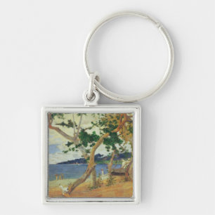 By the Seashore, Martinique, 1887 (oil on canvas) Key Ring