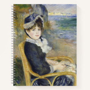 By the Seashore, Oil Painting Portrait, Renoir Notebook