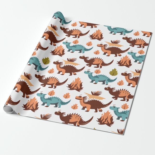 By the Seaside 2 Wrapping Paper (Unrolled)