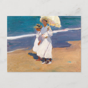 By the Seaside   Joaquín Sorolla Postcard
