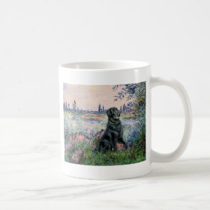 By the Seine - Flat Coated Retriever Coffee Mug