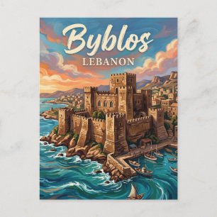 Byblos Castle Lebanon Postcard