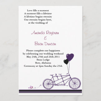 Bycicle invitation