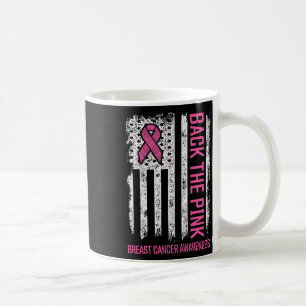 Byck The Pink American Flag Breast Cancer Awarenes Coffee Mug