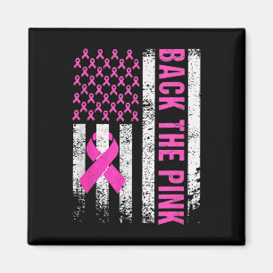 Byck The Pink Breast Cancer Awareness Flag Toddler Magnet