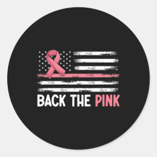 Byck The Pink Flag Classic Round Sticker