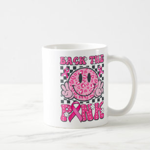 Byck The Pink Smile Face Pink Breast Cancer Awaren Coffee Mug