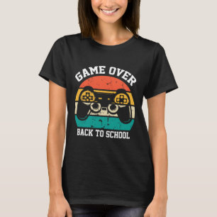 Byck To School Funny Game Over Teacher Student Vid T-Shirt