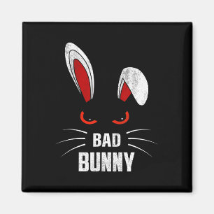 Byd Bunny Scary Rabbit Cool Animal Lover  Magnet
