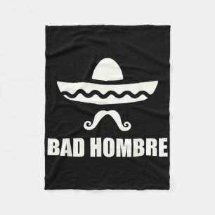 Byd Hombre Funny Mexican Gift For Cinco De Mayo Dr Fleece Blanket