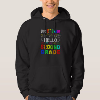 Bye 1st Grade Hello Second Grade Back To School 1 Hoodie