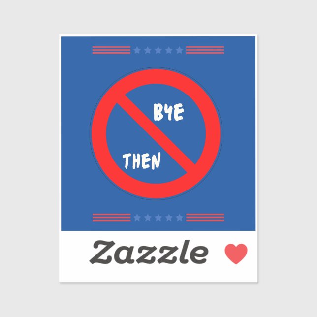 bye biden sticker  (Sheet)