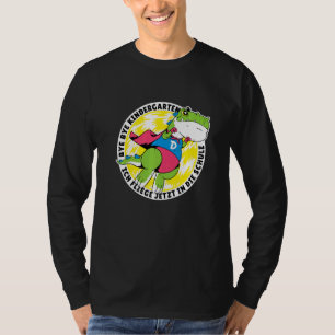 Bye Bye Kindergarten Dinosaur T-Shirt