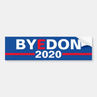 "Bye Don 2020" Blue Bumper Sticker