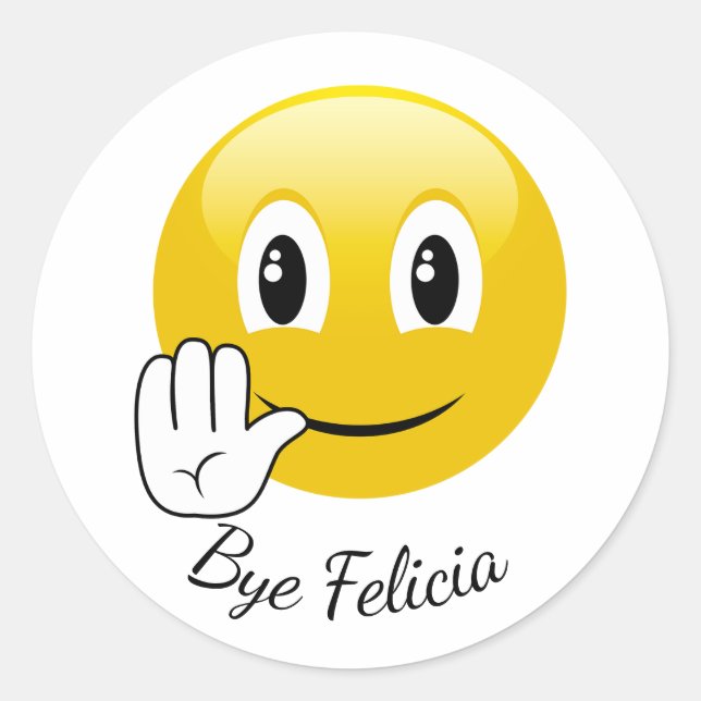 Bye Felicia Emoji Stickers (Front)