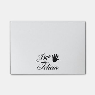 Bye Felicia Fancy Waving Hand Post-it Notes