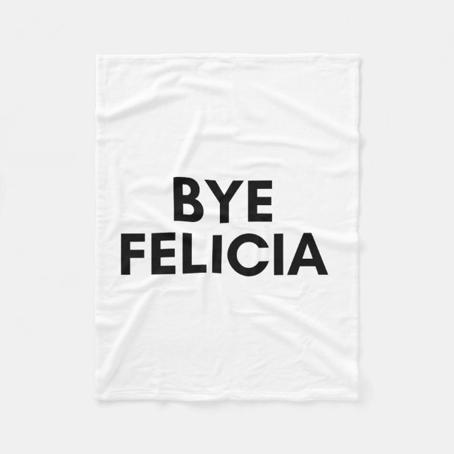 bye felicia fleece blanket (Front)