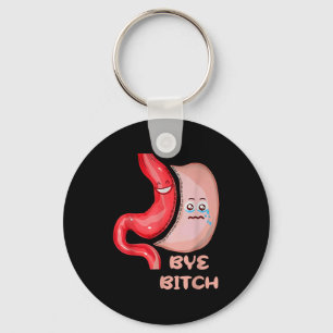Bye Funny Gastric Sleeve Surgery Stomach Key Ring