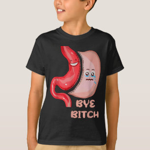 Bye Funny Gastric Sleeve Surgery Stomach  T-Shirt