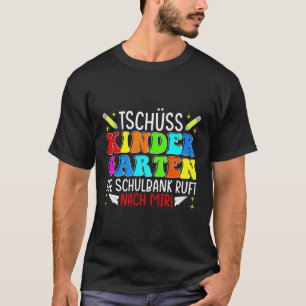 Bye Kindergarten Daycare Primary School Graduate T-Shirt