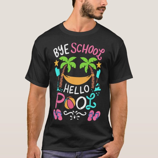 Bye School Beach T Ball Tee Hammock  (Front)