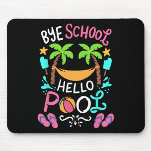 Bye School Beach T Ball Tee Hammock Mouse Pad