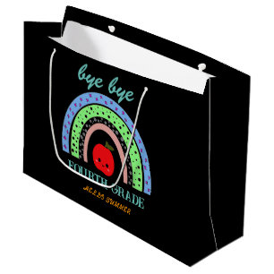 Bye Xth grade hello summer Teacher Break Off Duty Large Gift Bag