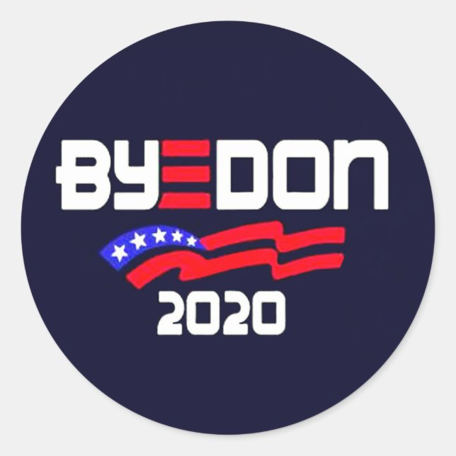 ByeDon 2020 Classic Round Sticker (Front)