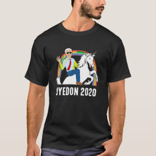 ByeDon 2020 Joe Biden Riding Unicorn Funny Bye Don T-Shirt