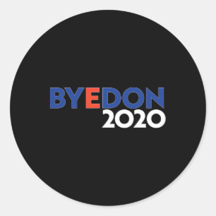 Byedon Biden For President Funny Anti Trump Classic Round Sticker