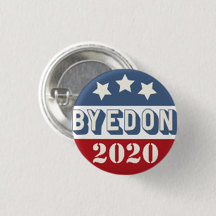 Byedon Funny Biden Harris 2020 Election (pin back) 3 Cm Round Badge
