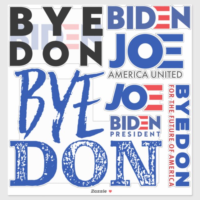 Byedon Joe Biden Sticker (Sheet)