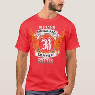 Byers Name Shirt Never Underestimate The Power Of