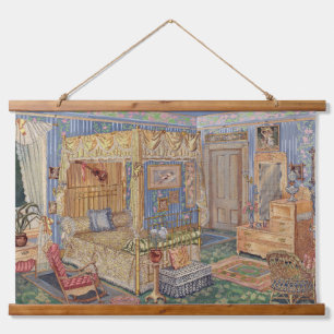 Bygone Old Fashioned Charm Hanging Tapestry