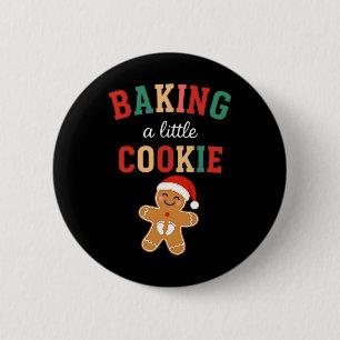 Byking A Little Cookie Pregnant Christmas Mom To B 6 Cm Round Badge