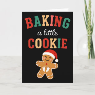 Byking A Little Cookie Pregnant Christmas Mum To B Card