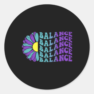 Bylance Life Suicide Prevention Mental Health Awar Classic Round Sticker