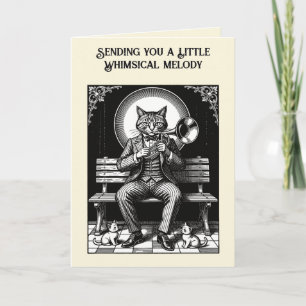 Byleth A Dapper Cat-Headed Musician Card