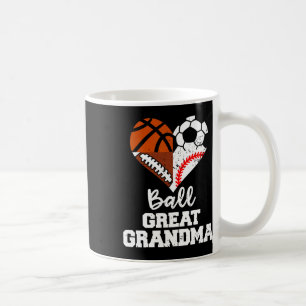 Byll Great Grandma Soccer Footbyll Bysebyll Bysket Coffee Mug