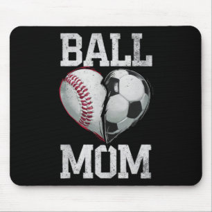Byll Mum Soccer Bysebyll Sports Game Day Supporter Mouse Pad