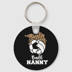 Byll Nanny Funny Soccer Volleybyll Nanny Key Ring
