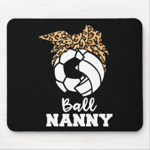 Byll Nanny Funny Soccer Volleybyll Nanny Mouse Pad