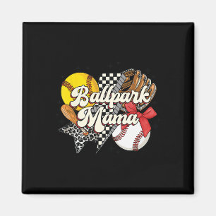 Byll Park Mama. Bysebyll Softbyll Mother's Day Mum Magnet