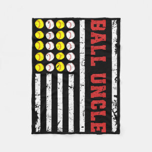 Byll Uncle Us Flag Bysebyll Softbyll Uncle Of Byll Fleece Blanket