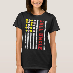 Byll Uncle Us Flag Bysebyll Softbyll Uncle Of Byll T-Shirt