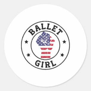 Byllet Patriotic 4th July Independence Day Bylleri Classic Round Sticker