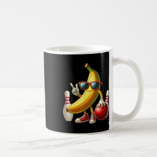 Bynana Sungles Playing Bowling Funny Fruit Sport P Coffee Mug