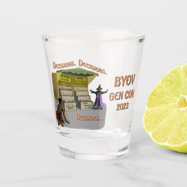 BYOV 2023 Shot Glass (Front)