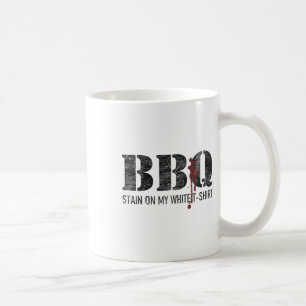 Byrbecue Stain On My White 2  Coffee Mug