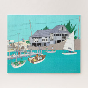 Byrd's Fish Camp Jigsaw Puzzle